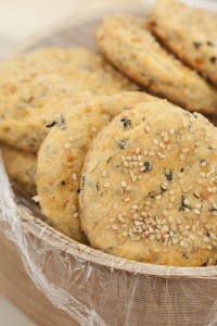 Seaweed Cheese Biscuit from Fifth Floor Kitchen at The Union Square Greenmarket