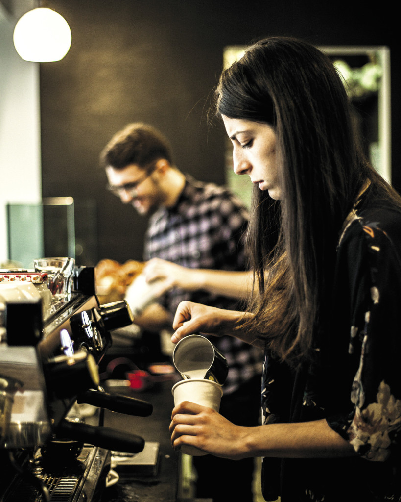 Beyond the bean: At cafés like Third Rail, serious sourcing and hand-built machines have become common.