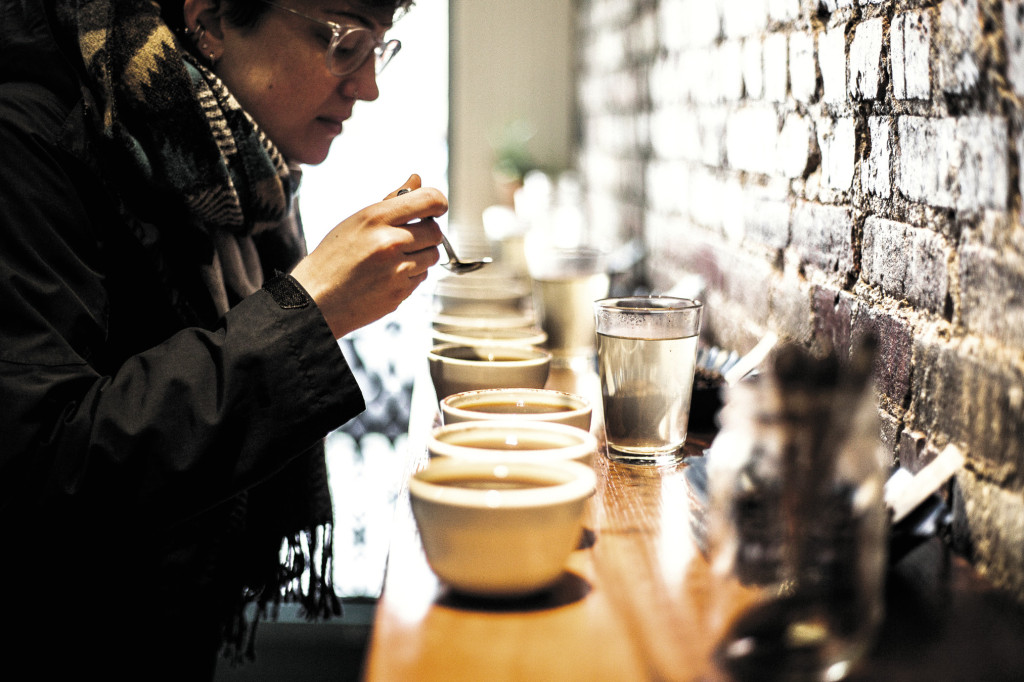 Taster’s choice: Stumptown’s West Village brew bar offers cuppings of different single-origin or high-end blends in myriad brew methods to better inform the budding coffee connoisseur of what’s in the cup.