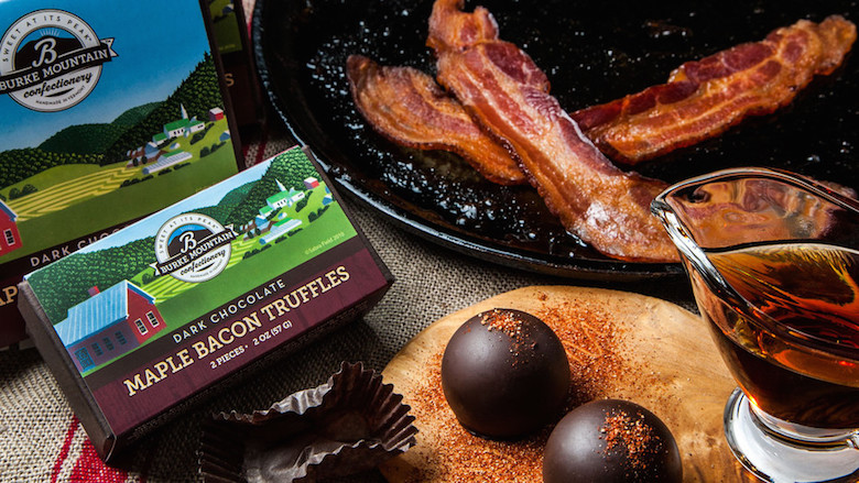 Maple Bacon Truffles from Burke Mountain Confectionary. Photo credit/Burke Mountain Confectionary.