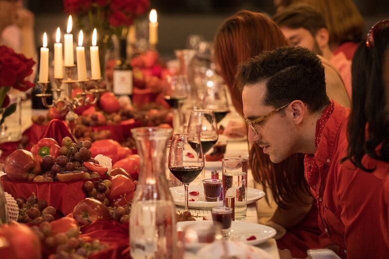 A Monochromatic Dinner Performance Series Explores Color's ...