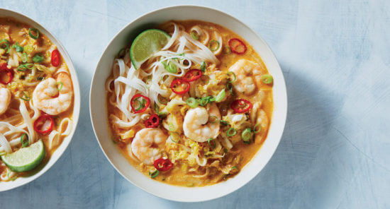healthyish coconut curry shrimp recipe