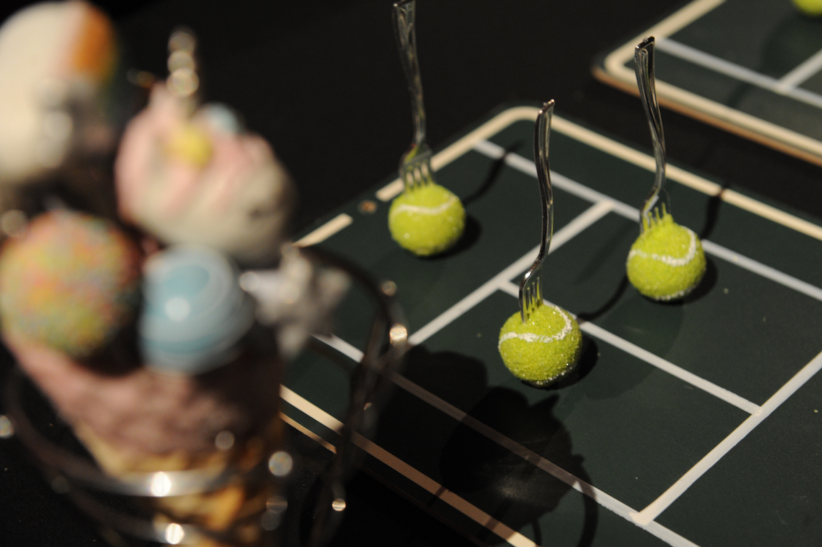 Taste of Tennis Rebecca cake Pops