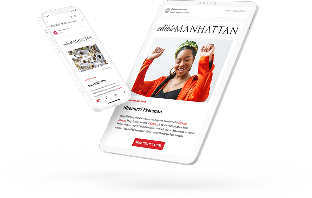Digital Partnerships Email Campaigns by Edible Manhattan
