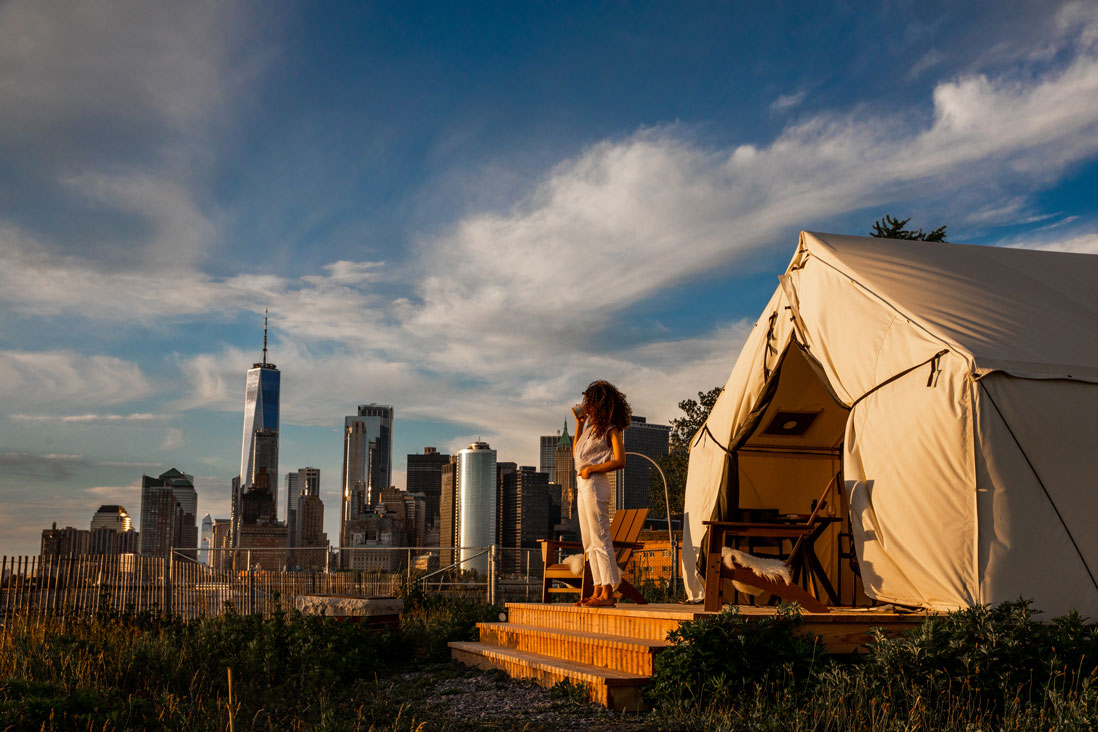 glamping governors island