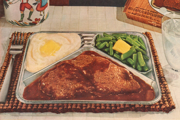 salisbury steak tv dinner