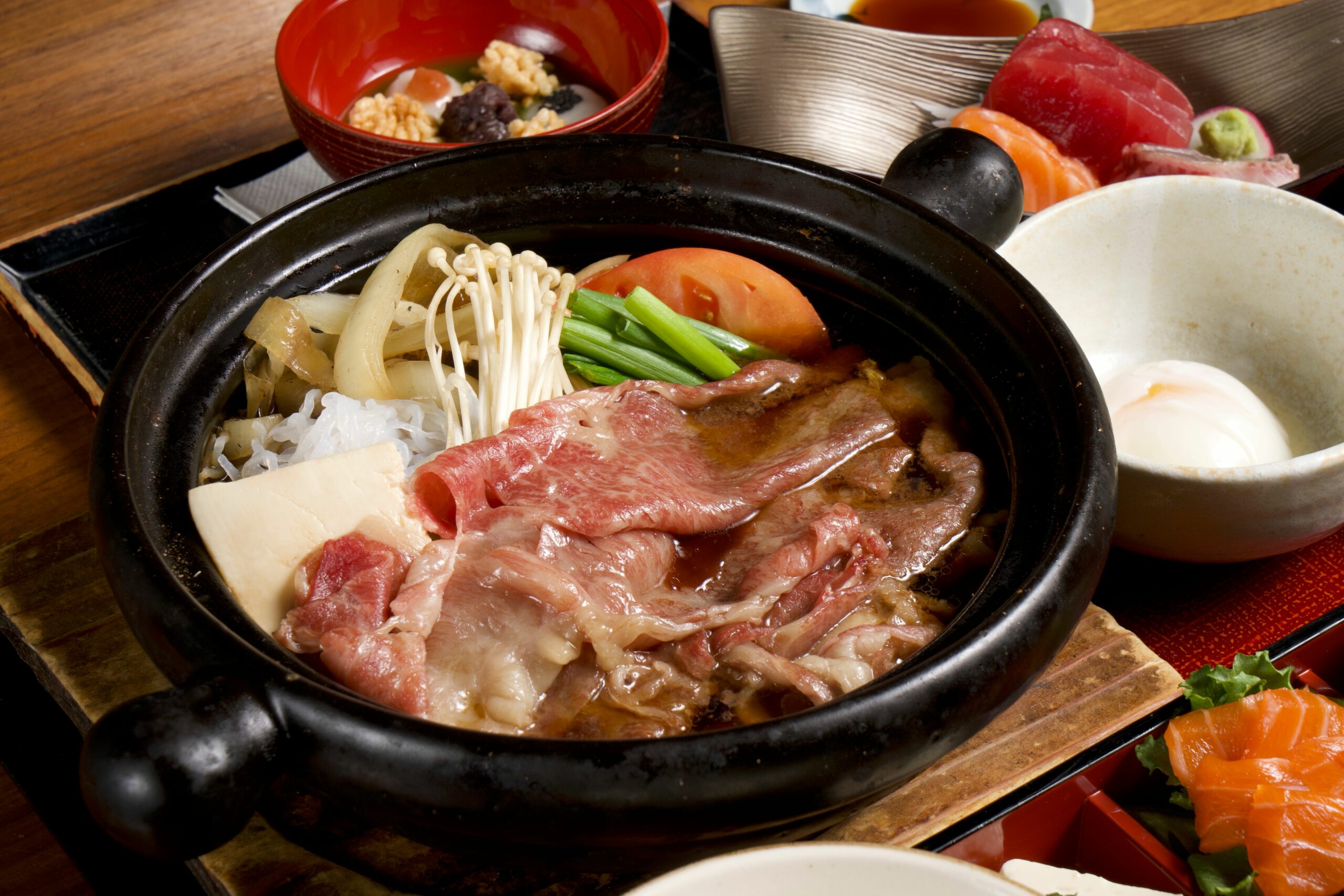 Ootoya Sukiyaki : Miyazaki A5 Japanese wagyu sukiyaki hotpot