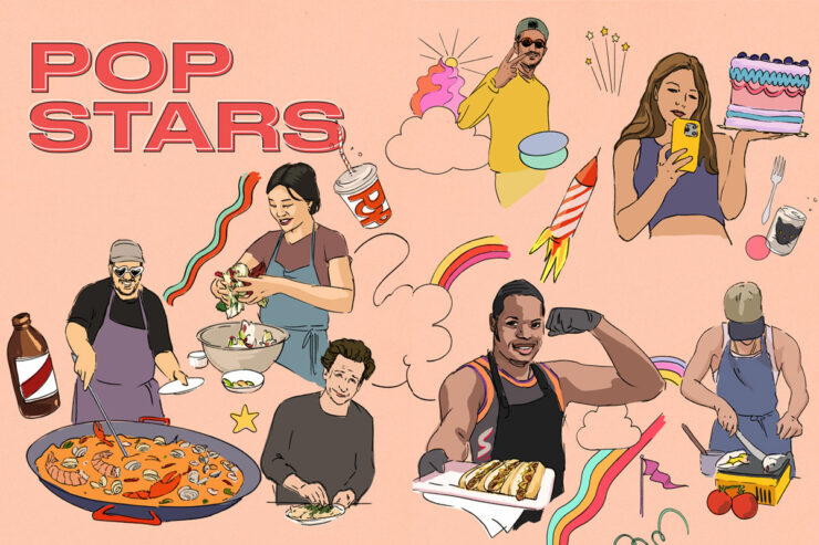 Pop stars art