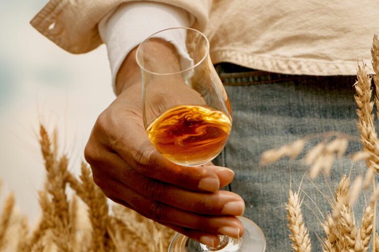 Star Hill Farm Whisky in a glass